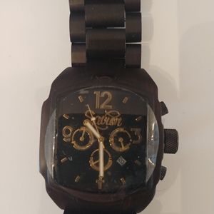 Watch chrono Ebony wood Our Savior